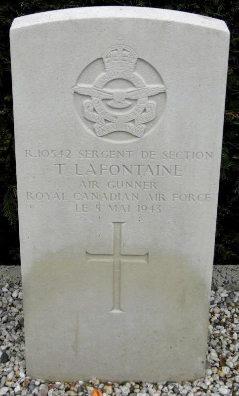 F/Sgt Theodore LaFontaine<br/><br /><br />died May 5th, 1943